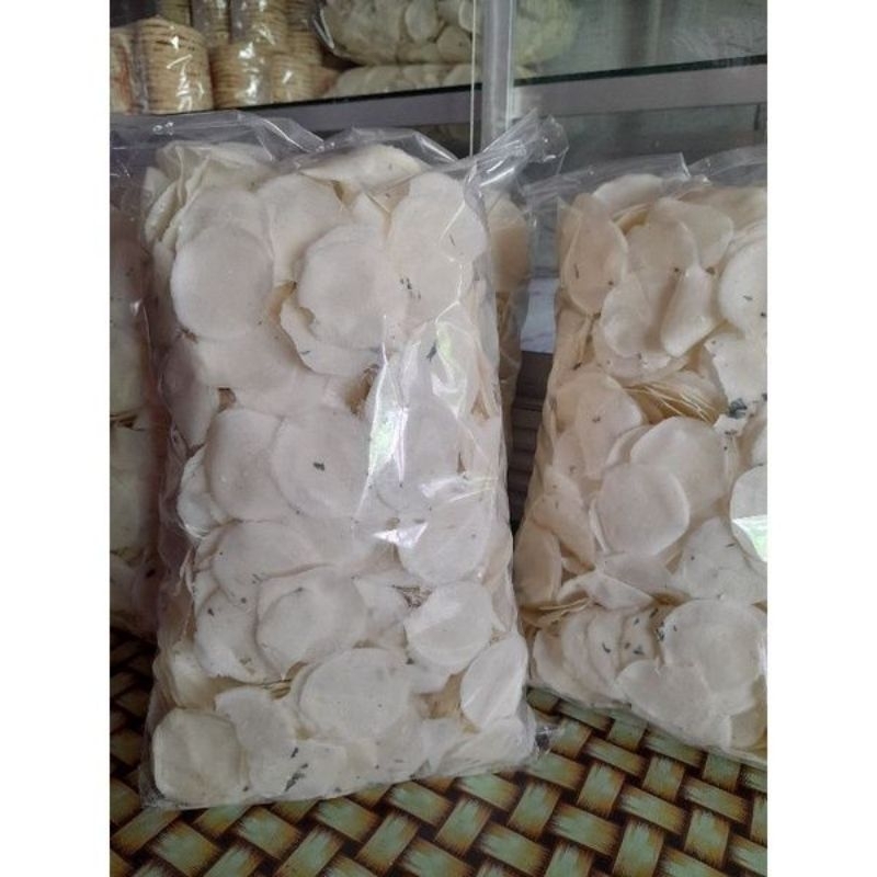 

Opak singkong kering mentah , krupuk singkong 1kg