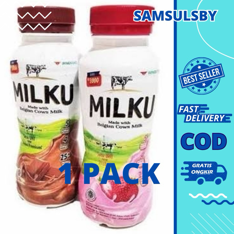 

Milku Coklat Strawberry Premium Susu Milk 200 ml 1pack