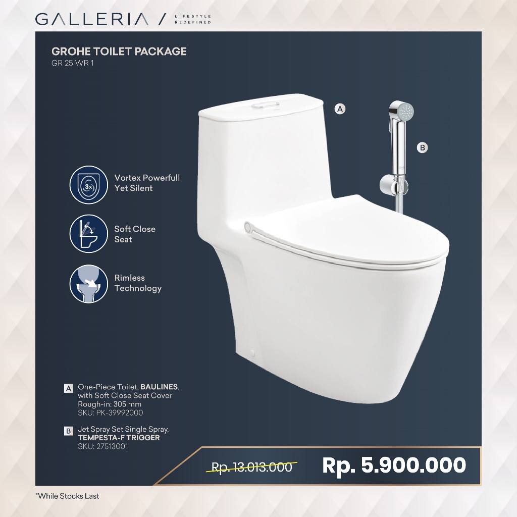 Grohe Toilet Package / Grohe Paket Kloset
