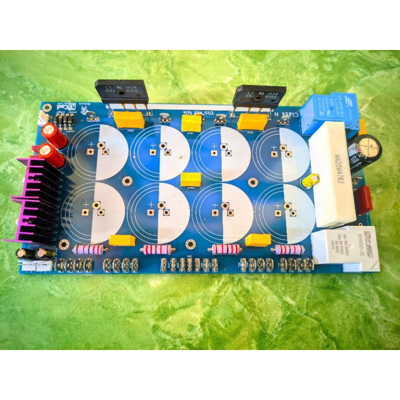 PCB PSU 8 ELKO CLASS H SINGLE CT+SOFTSTART+SIMETRIS PCB DOBEL LAYER