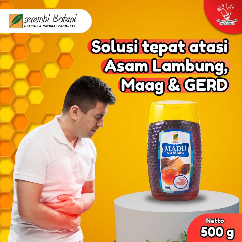 

Madu Lambung Gerd Asam Lambung Aslam Maag Magh Asli Murni 500gr