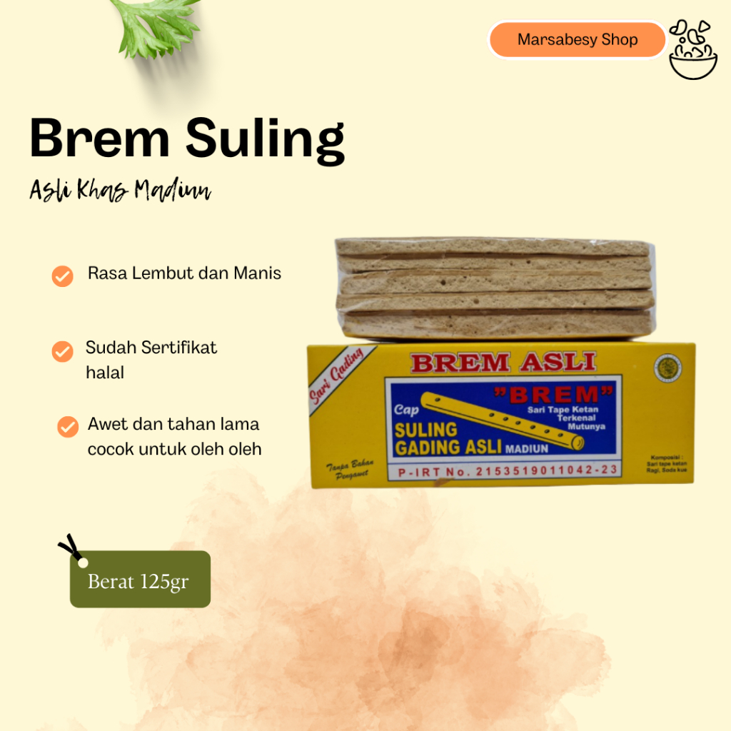 

NEW Brem Suling isi 4 Brem Madiun Rasa Original MURAH BERKUALITAS