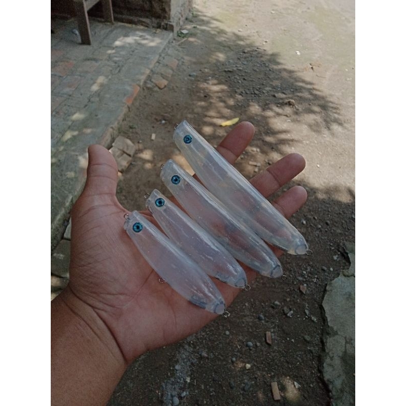 wtd glue splash 8cm khasan lure handmade | umpan top water andalan
