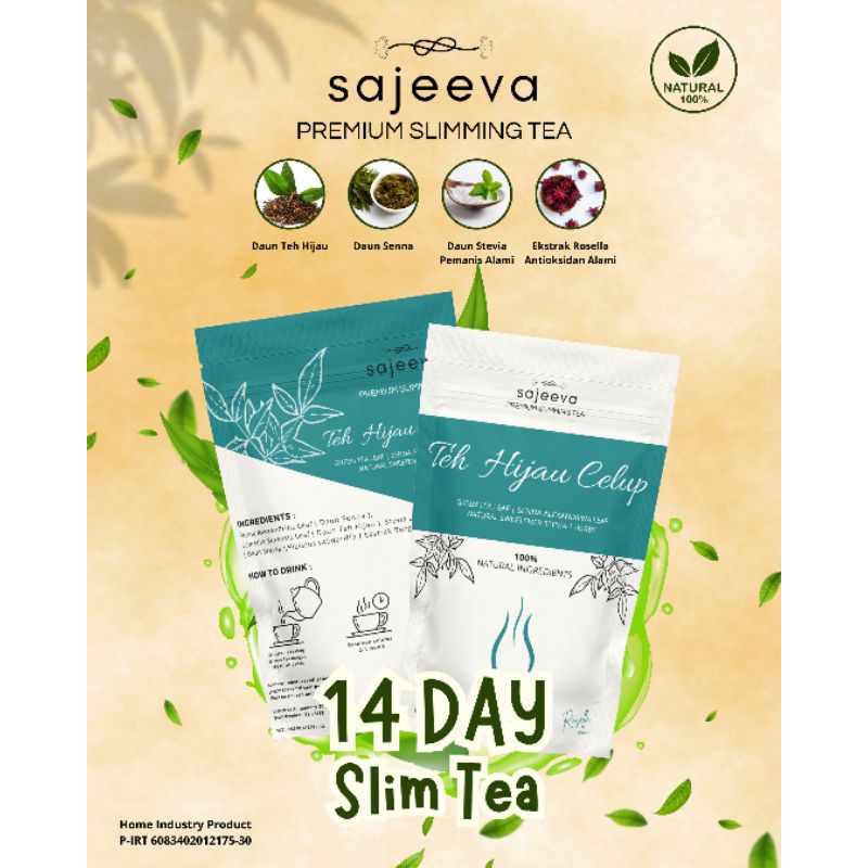 Sajeeva Teh Hijau Celup Premium | Teh Jati Cina
