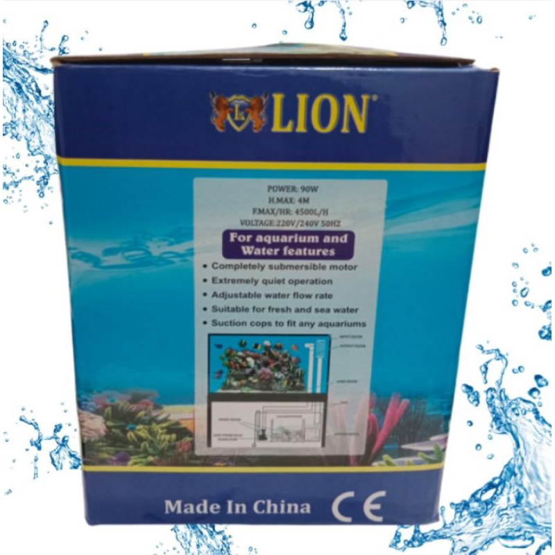 LION L 106 POMPA KOLAM AQUARIUM SUBMERSIBLE PUMP