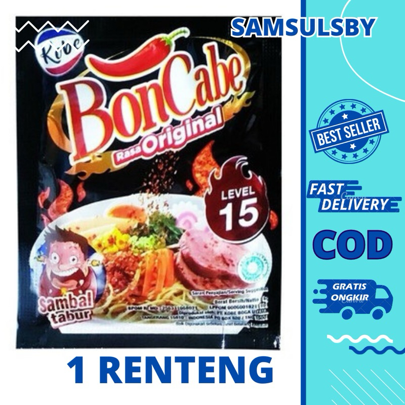 

BON CABE Sachet Level 15 Isi 12 pcs / Cabe Bubuk