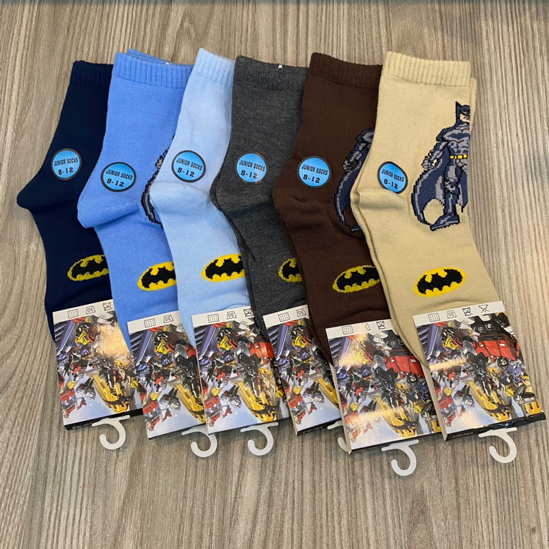 Kaos Kaki Anak Cowok Batman Taiwan 51, Usia 8-12 tahun