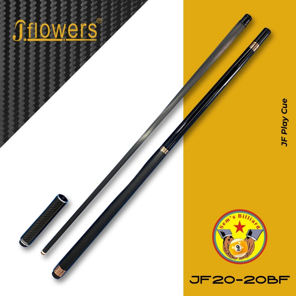 JFlowers Cue - [ JF20-20BF ] - [ Play Cue ] - Stick Billiard JFlowers - J Flowers