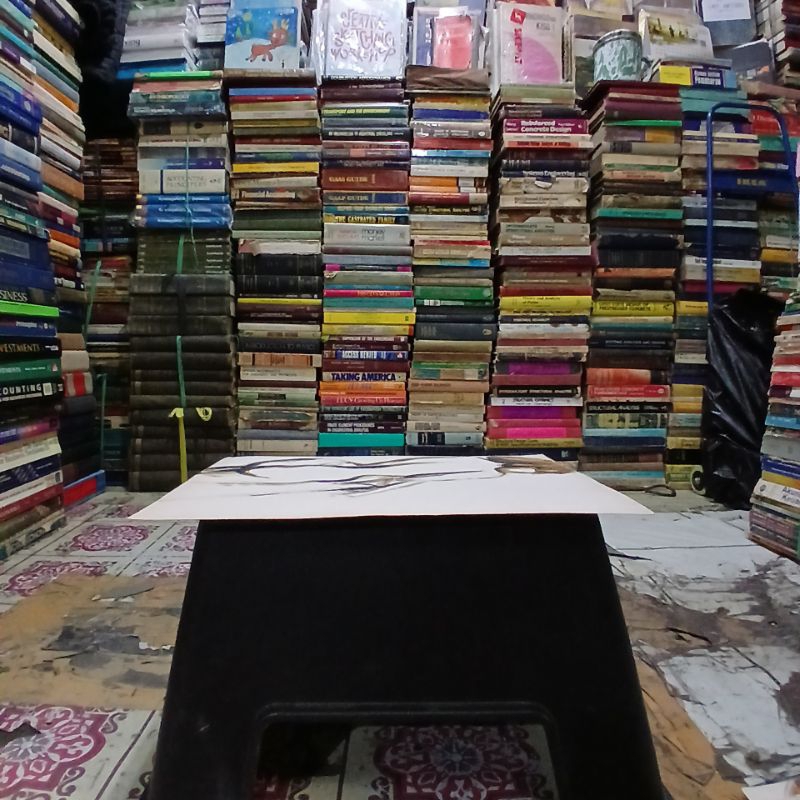 

kusinan cat minyak size tinggi 40cm lebar 27cm