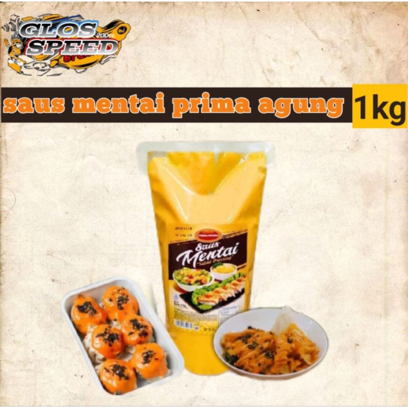 

saus mentai 1kg/saus mentai prima agung/AONori 10grm