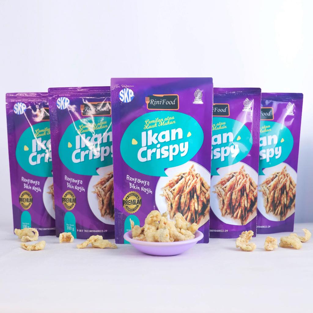 

RINI FOOD PAKET HEMAT IKAN CRISPY RASA ORIGINAL 100 GR DAPAT 5 PCS