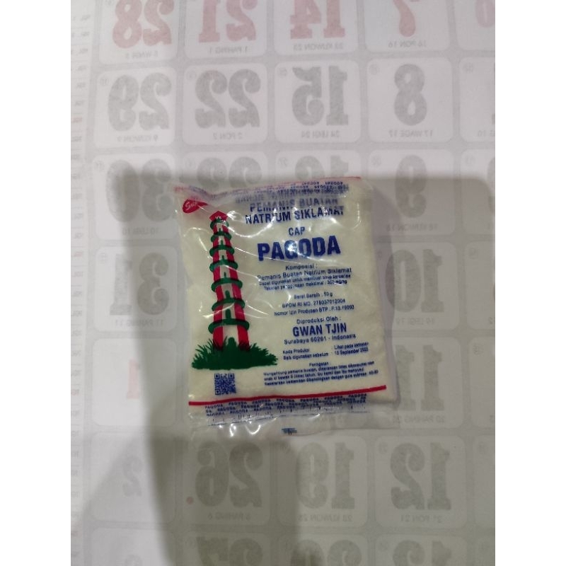 

Pagoda Sari Manis / Pemanis Buatan Sachet 40 gram