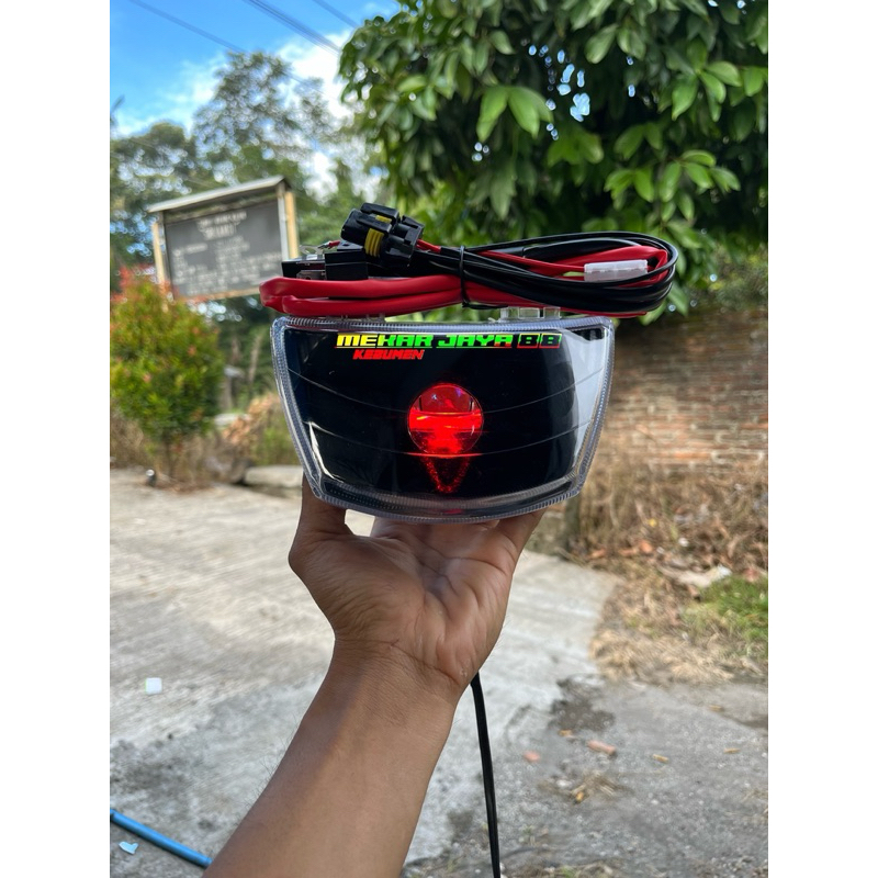 Lampu biled soket H4 Yamaha FIZR/VEGA LAMA lampu soket H4 cahaya biled