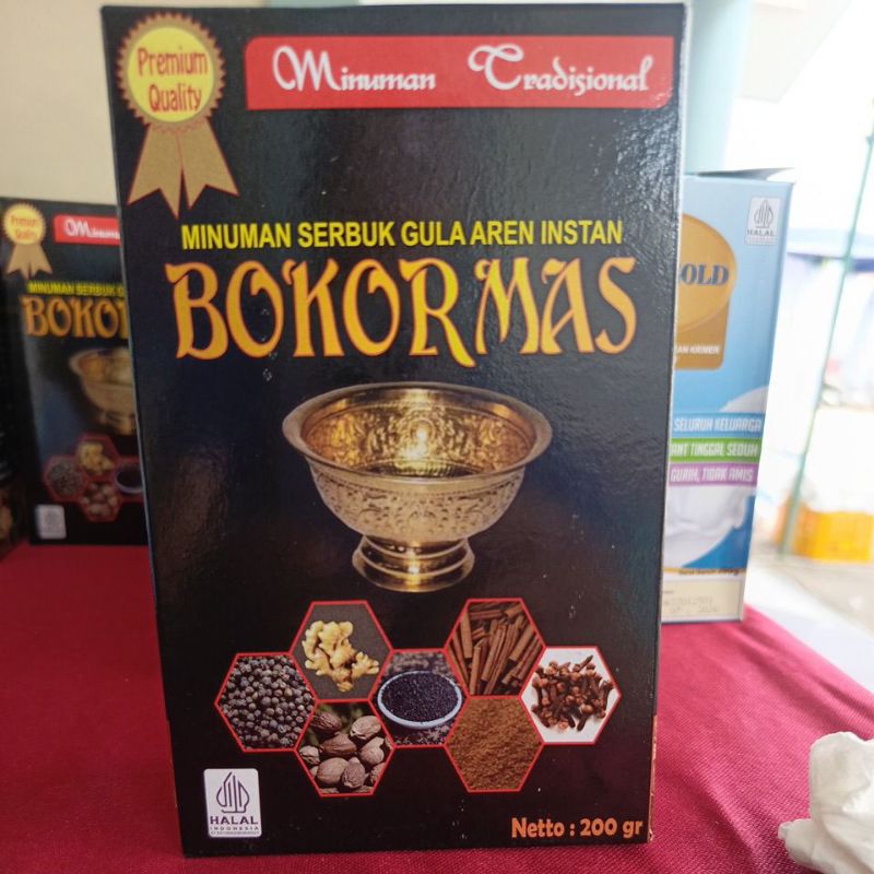 

BOKOR MAS MINUMAN SERBUK GULA AREN HERBAL ASLI