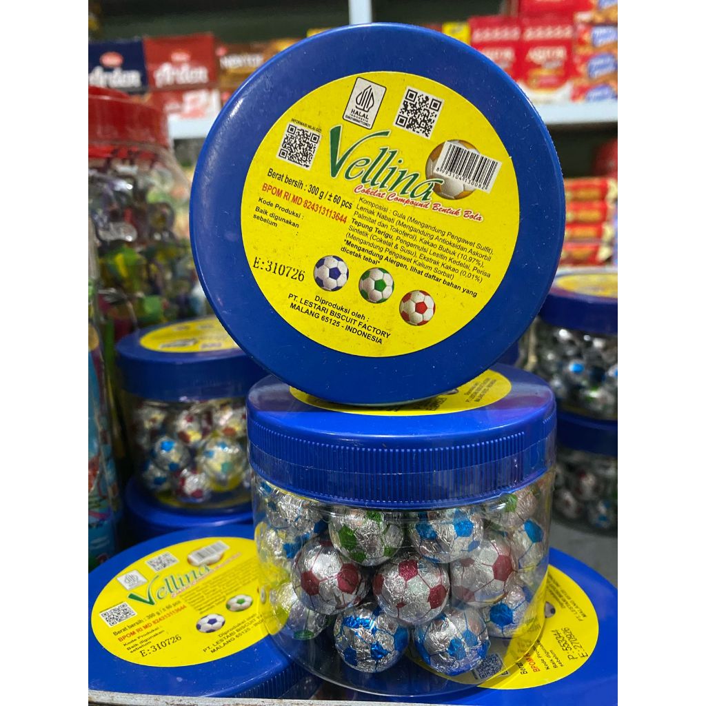 

Velina coin coklat dan bola coklat