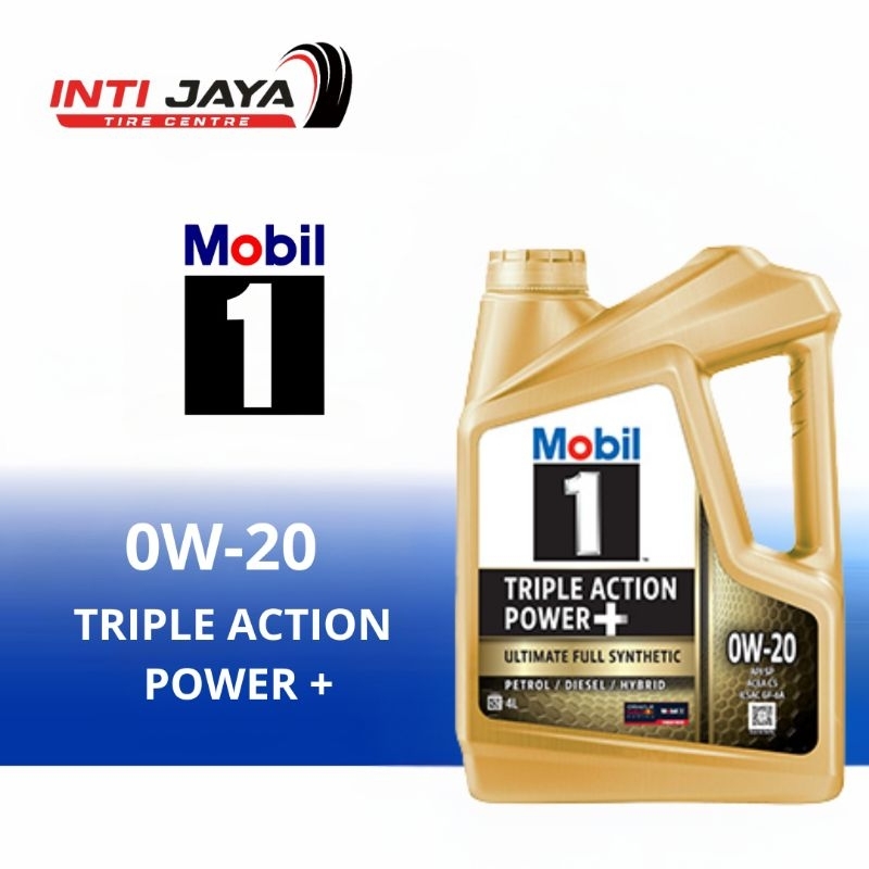 Oli Mesin - Mobil 1 Triple Action Power 0W-20 (4 liter)