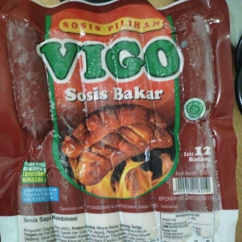 

VIGO Sosis Bakar isi 12 Batang