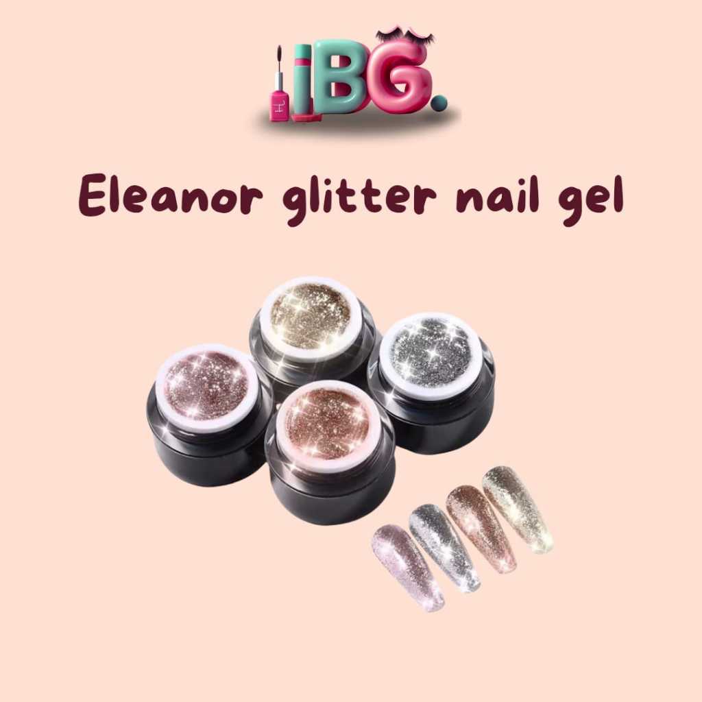 Eleanor Glitter Nail Gel Eleanor Diamond Gel Diamond Gold Eleanor Nail Gel Gold Eleanor Nail Art Gel