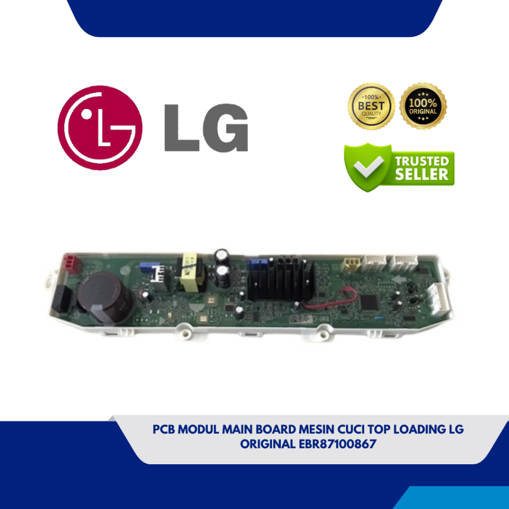 PCB MODUL MAIN BOARD MESIN CUCI TOP LOADING LG T2107VSPCK T2108VSPCK T2175VSPCK T2185VSPCK ORIGINAL 