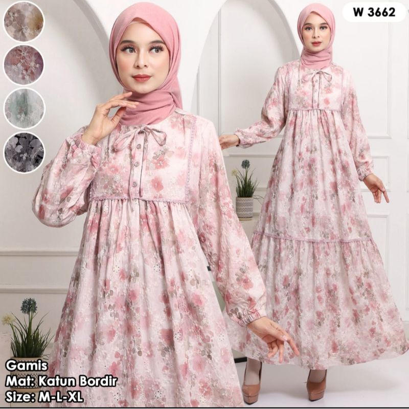 GAMIS AGAPE88 KATUN BORDIR