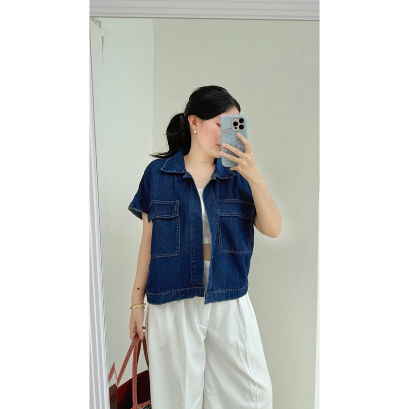 JENNIM OUTER / outer jeans / jeans luaran