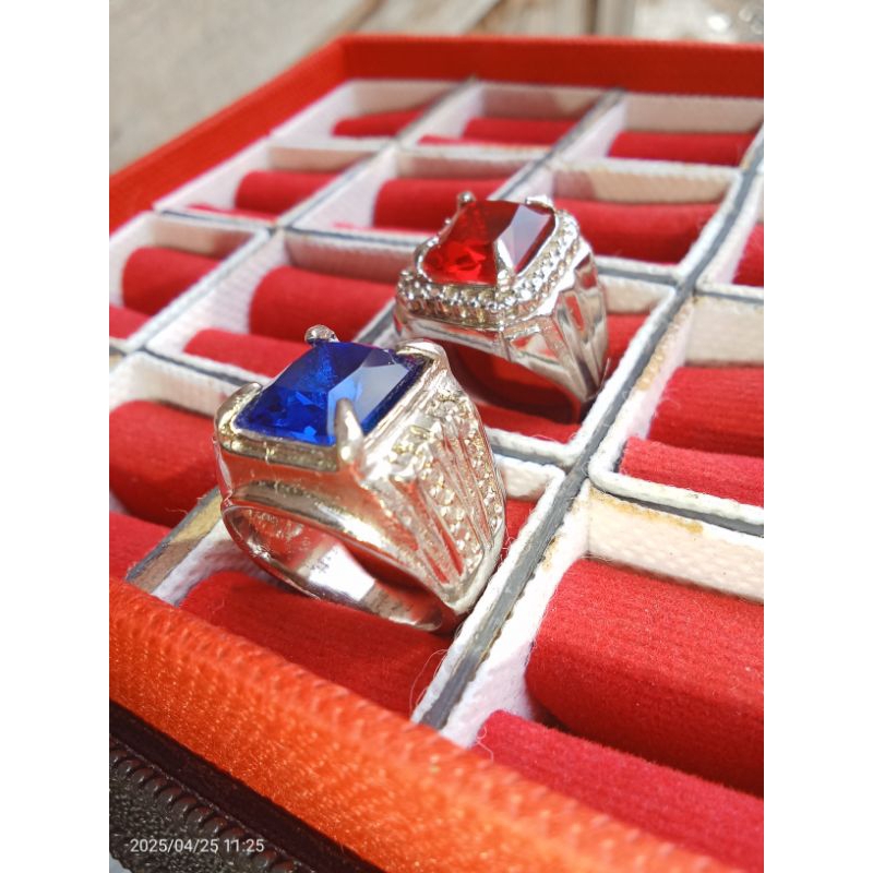 cincin batu king safir natural asli model cutting