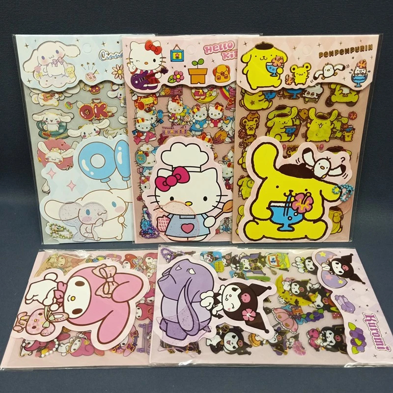 

UBe Shop | ST03 Sticker Transparant Glossy Karakter Sanrio Sinchan DIY Stiker