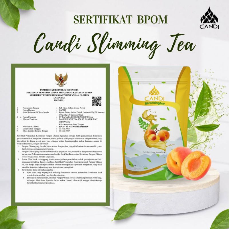 

Candi Slimming Tea isi 20 kantong