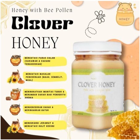 

Clover Honey madu New Zealand Ori HDI