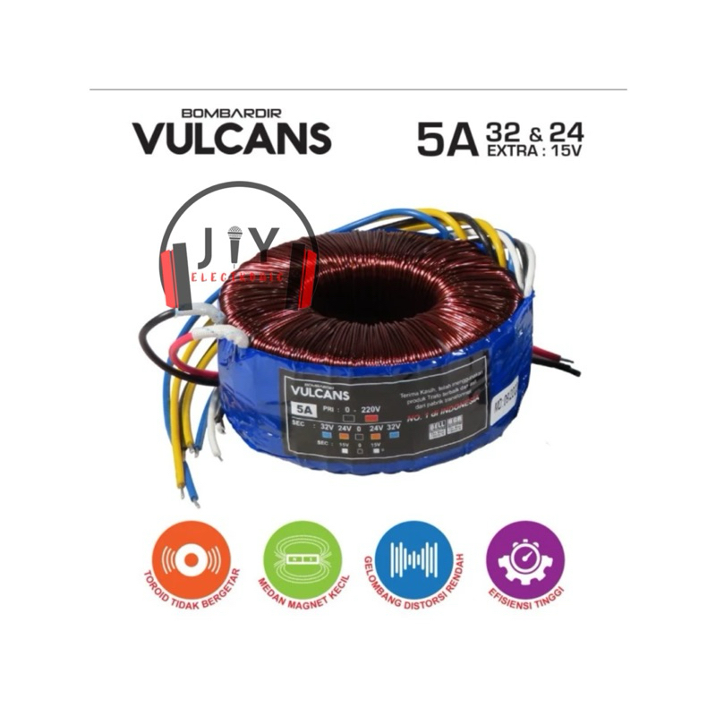 Travo Trafo Toroid Donat Vulcans Bombardir 5A 32V 5 Ampere BGR