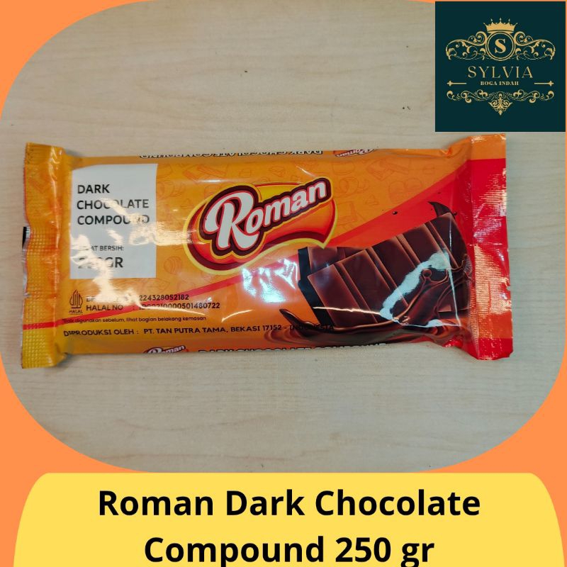 

Roman Coklat Batang Dark Chocolate Compound 250 gr