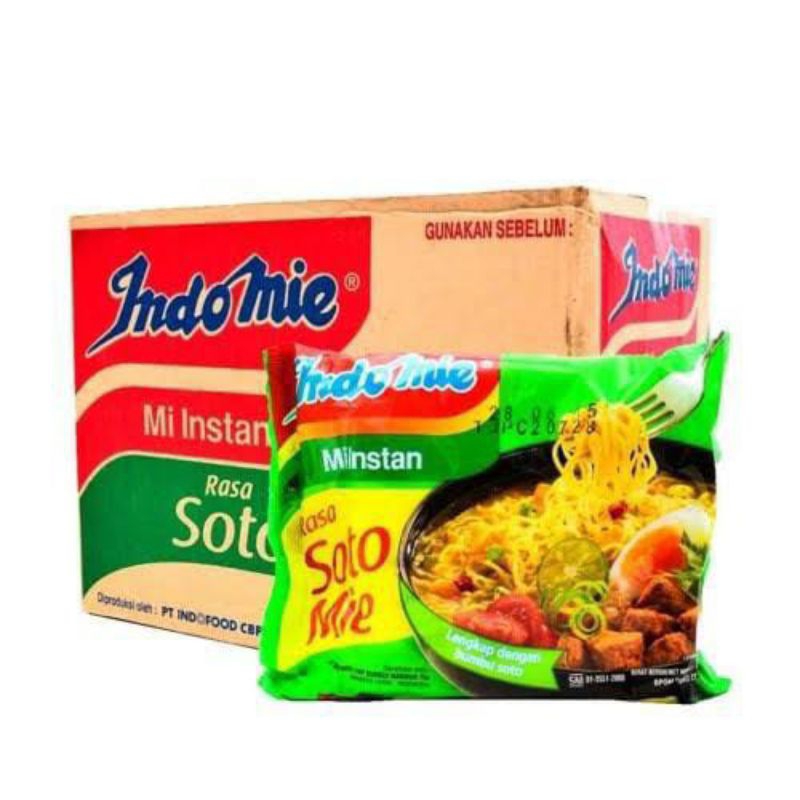 

Indomie Mi Instan Rasa Soto Mie [ 1 Dus isi 40 Pcs ]
