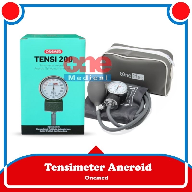 Tensimeter Aneroid Alat Ukur Tekanan Darah Tensi Manual OneMed