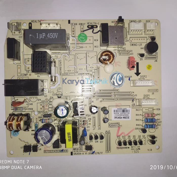 BOARD PCB MODUL AC SANYO AQUA ORIGINAL
