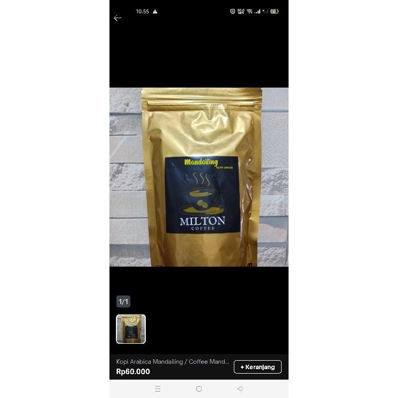 

kopi Arabika mandailing