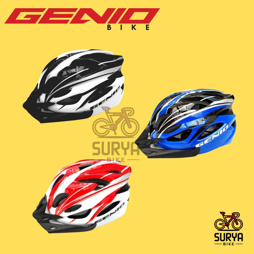 Helm Genio G-17 Dewasa Helm Sepeda MTB Lipat Urban All Size Adjustable