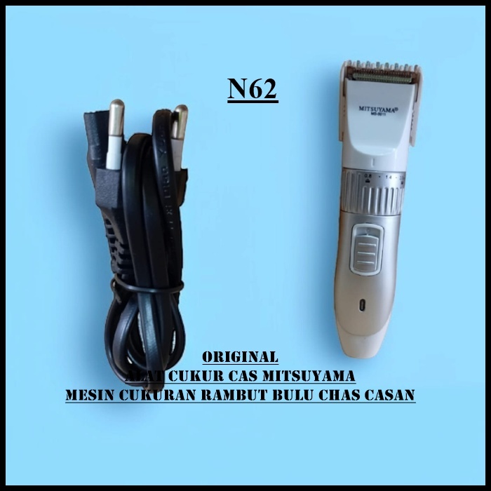 N62 ALAT CUKUR CAS MITSUYAMA 5011 ORIGINAL SNI GARANSI MESIN CUKURAN RAMBUT BULU CHAS CASAN HAIR CLI