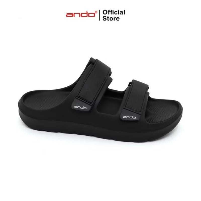 ANDO GEMOY TerBaru Sandal Pria  Sendal Slide Cowok Slop Ban 2 Laki Ando Original