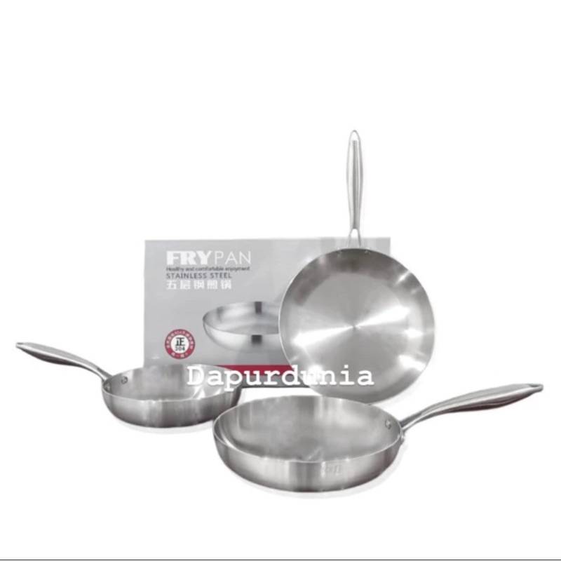 frypan / penggorengan picasso stainless 26cm
