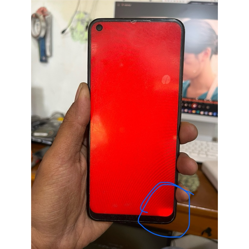 LCD Realme 7i Original Copotan