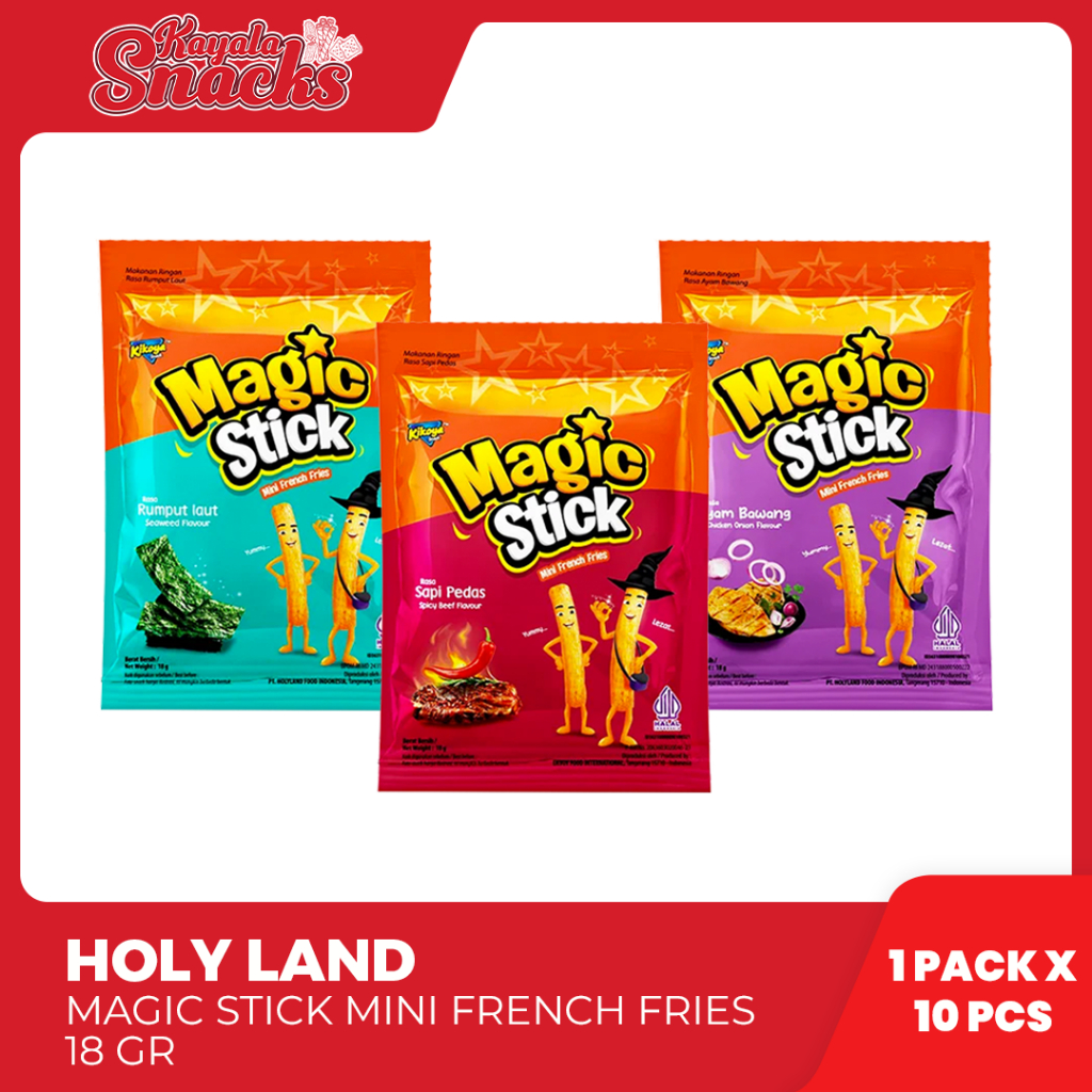 

MAGIC STICK Mini French Fries 18gr - 1 Pack x 10 Pcs