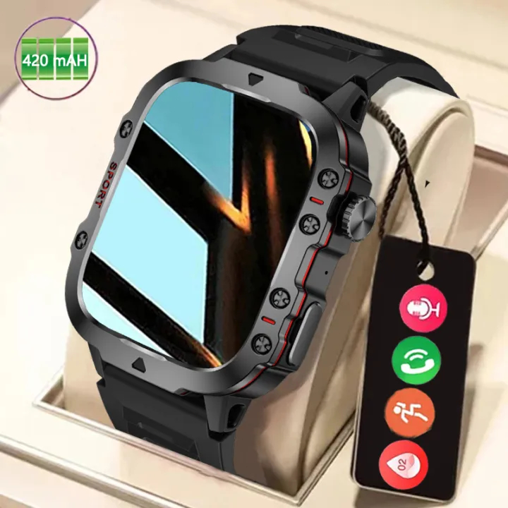 JXRZ Lige Jam Tangan Pintar Baru Pria Panggilan Jam Smartwatch Pria Bluetooth Asisten Suara