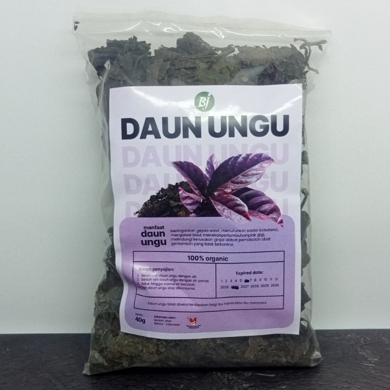 

Herbal Teh Seduh Daun Ungu 40 gr Curah Daun Ungu Kering Organik Atasi Wasir Ambeien Melancarkan BAB