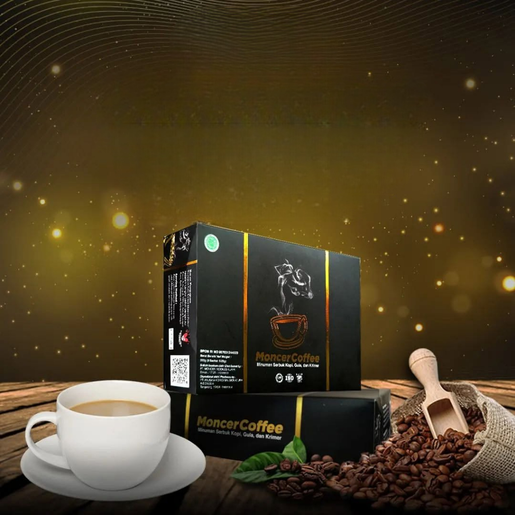 

MONCER Minuman Instan 3 IN 1 [BISA COD] | Kopi cappucino asli original Serbuk