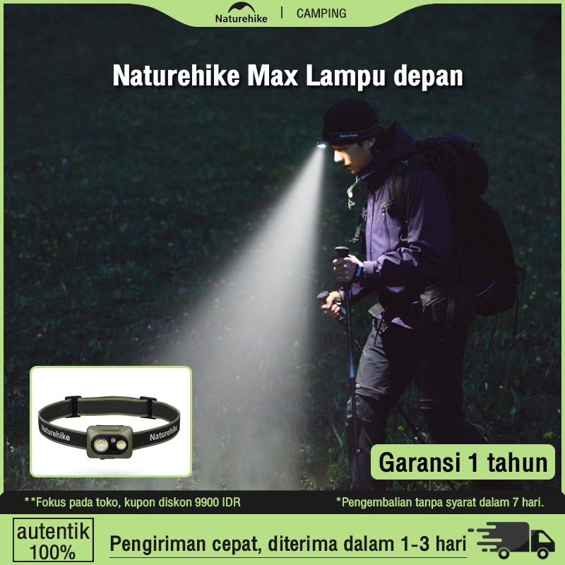 Naturehike Outdoor Ultralight Strong Headlamp Mountaineering Fishing Headlight CNK2450ZM010