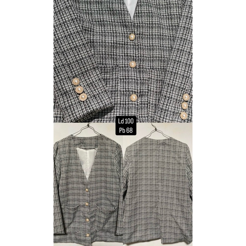 preloved-blazer tweed