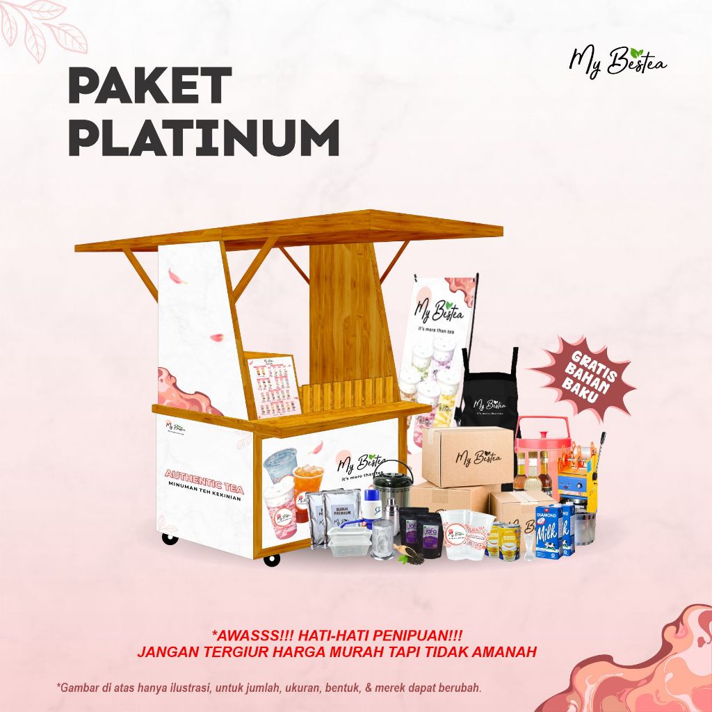 

Peluang Usaha Minuman Teh Kekinian Terlengkap - Paket Platinum