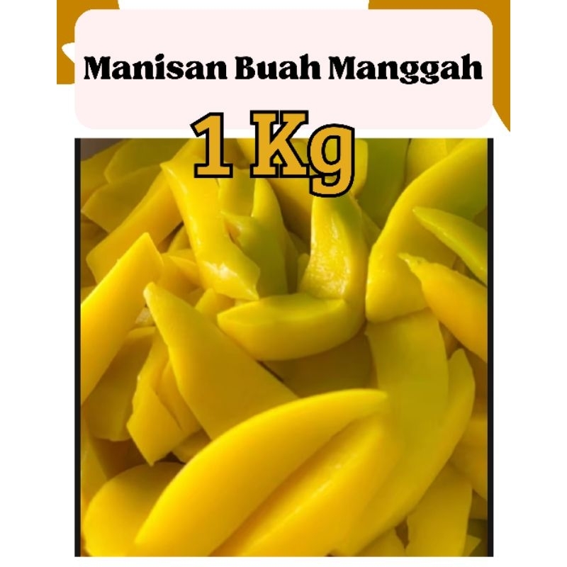 

1 KG Manisan/ asinan buah mangga manis 1 kg,gula asli, cabai asli,kualitas premium, HALLAL