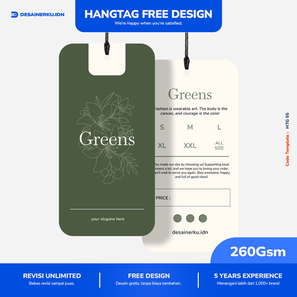 

Hangtag Baju Custom FREE DESIGN | Cetak Label Tag Baju Desain Sendiri | Tag Baju Murah | CUSTOM