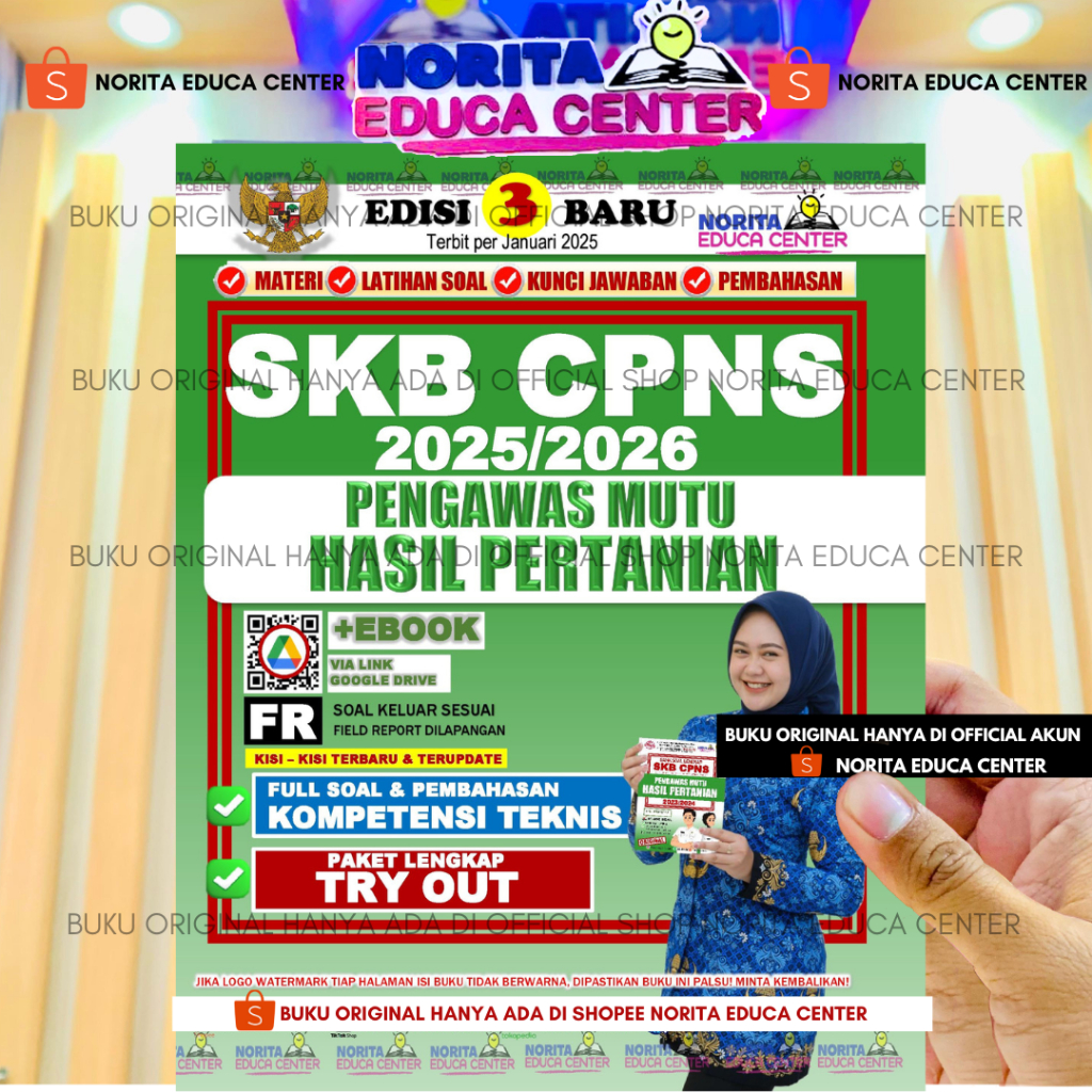 BUKU SKB CPNS PENGAWAS MUTU HASIL PERTANIAN NORITA EDUCA CENTER